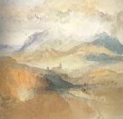 Joseph Mallord William Turner, View of an Alpine Valley probably the Val d'Aosta (mk10)
